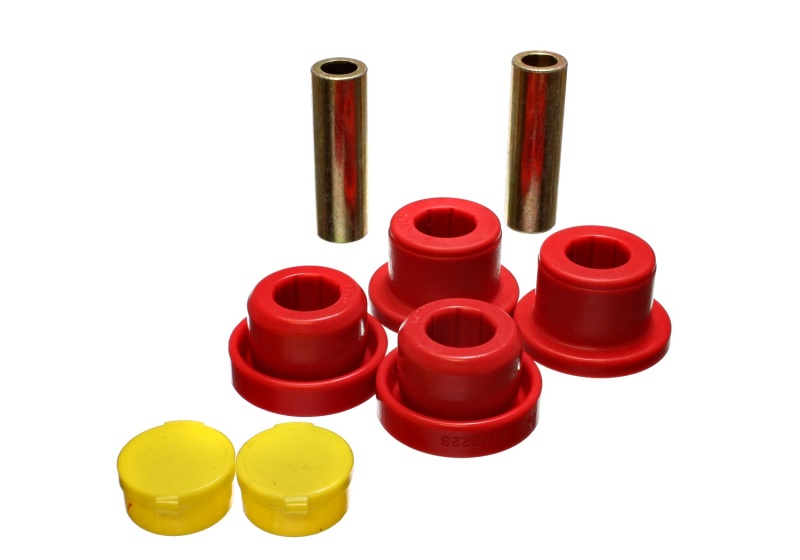 Ford F-350 Strut Bushings - Energy Suspension - Hyper-Flex Polyurethane - Red - `99-`04